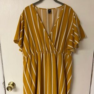 Mustard Flowy Dress